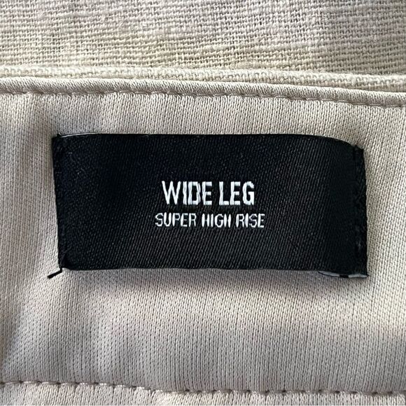 Express Pants Size XL Wide Leg Super High Rise Linen Trouser New with Tags - Picture 5 of 6